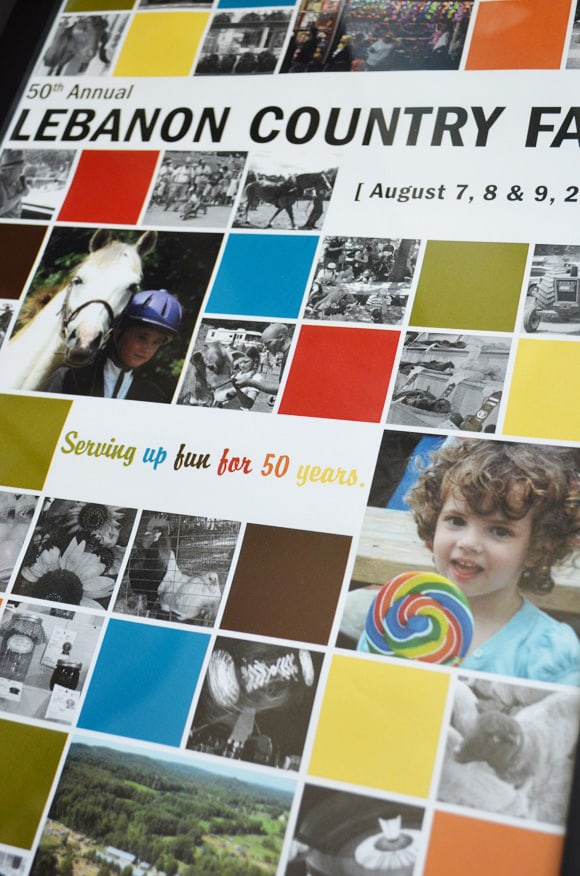 Lebanon Country Fair 50th Anniversary Poster