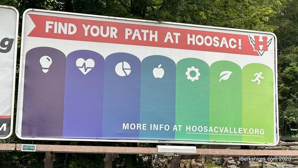 Hoosac Valley High School Pathways billboard